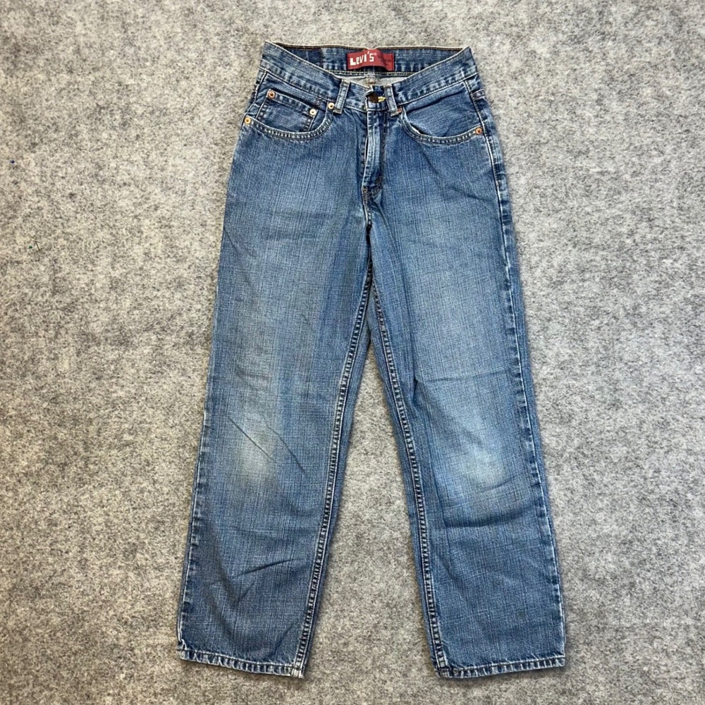 Levi's 550 Relaxed Fit Jeans Womens Slim Size 26x28 Blue Medium Wash‎